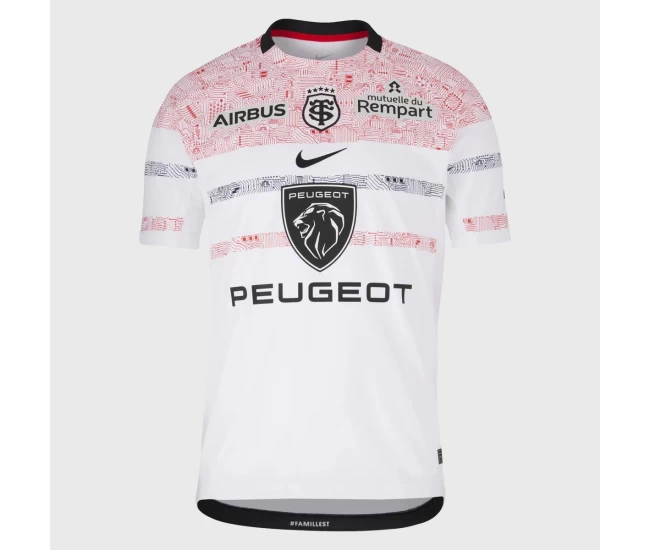 Stade Toulousain Mens Away Rugby Shirt 2022-23