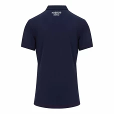 France RWC Mens Cotton Navy Rugby Polo Shirt 2023