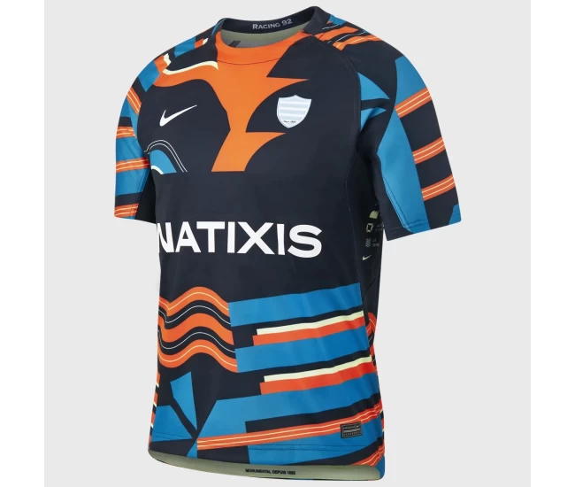 Racing 92 Mens Away Rugby Shirt 2022-23