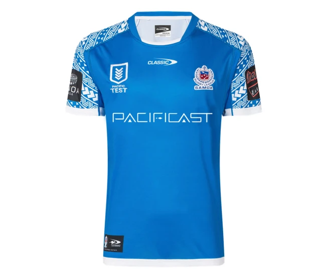 Samoa Mens Pacific Test Rugby Shirt 2022-23