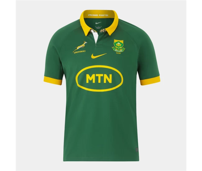 South Africa Springboks Mens Home Rugby Shirt 2023