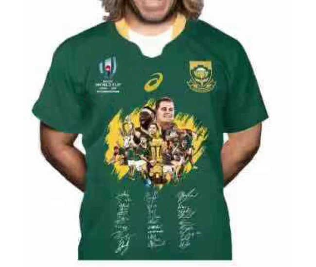 South Africa Springboks Signature Edition Rugby World Cup 2019 Shirt