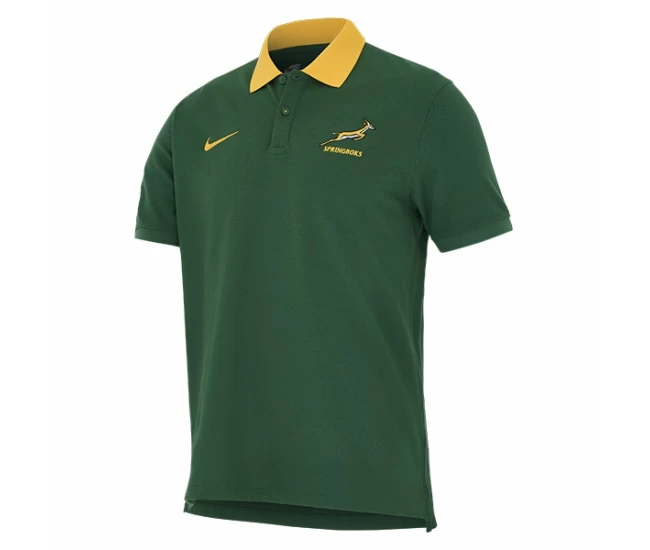 South Africa Springboks Adult Pique Rugby Polo Shirt 2025