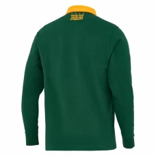 South Africa Springboks Adult Pique Long Sleeve Rugby Polo Shirt 2025