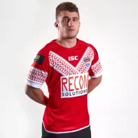 Tonga 2018/19 Home S/S Replica Rugby League Shirt
