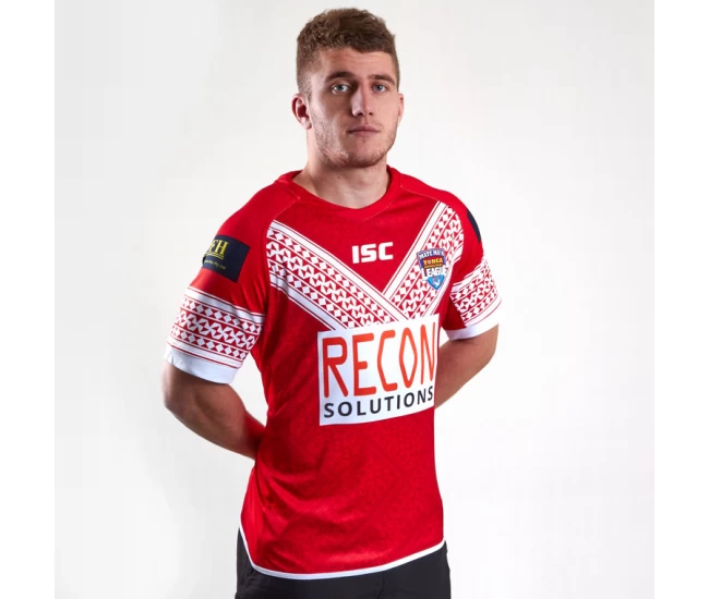 Tonga 2018/19 Home S/S Replica Rugby League Shirt