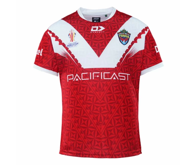 RLWC Tonga Mens Home Rugby Shirt 2021