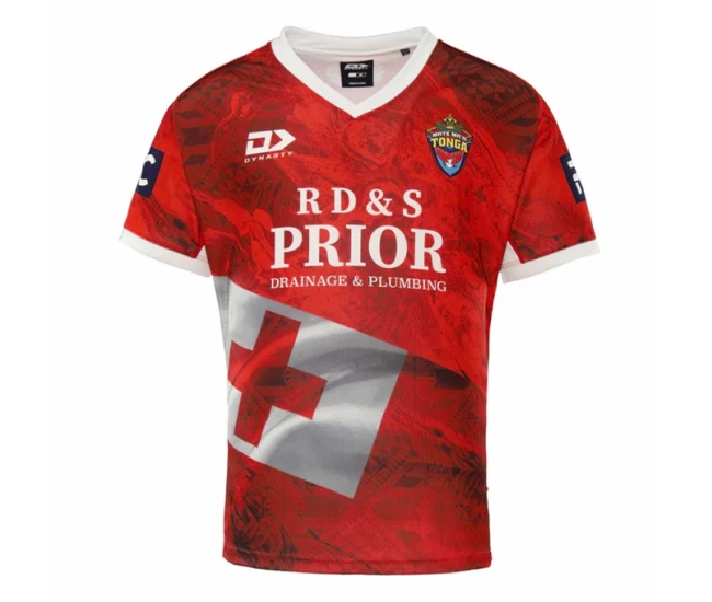 Tonga Mens Home Rugby Shirt 2022