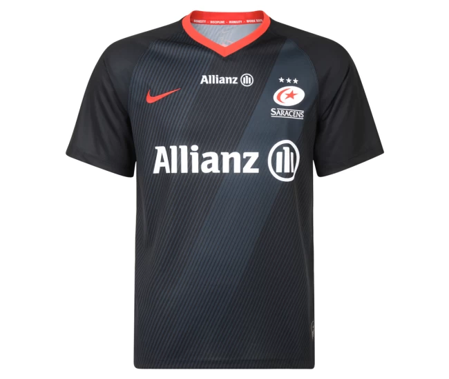 Saracens 2019 2020 Home Rugby Shirt