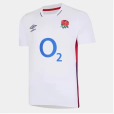 Umbro England Mens 2021-22 Home Rugby Shirt