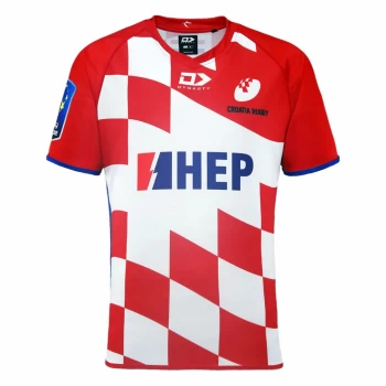 Croatia Mens Home Rugby Shirt 2024