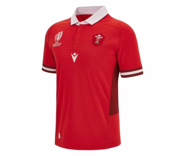 Wales Mens Home Rugby World Cup Shirt 2023