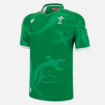 Welsh Mens Commonwealth Games Away Rugby Shirt 2022-23