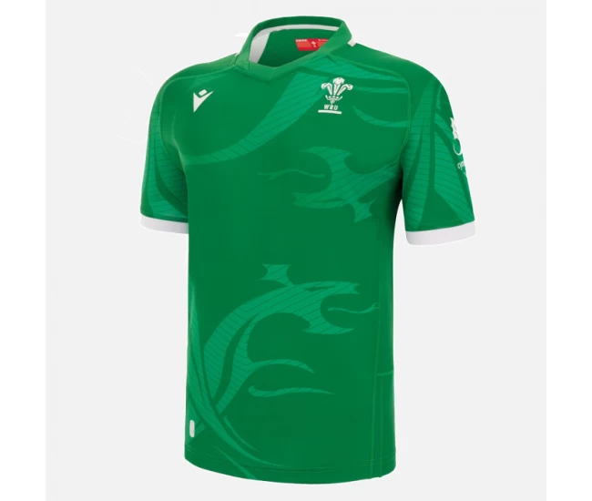 Welsh Mens Commonwealth Games Away Rugby Shirt 2022-23