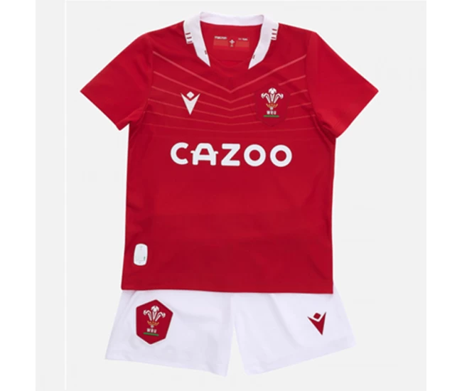 Welsh Kids Home Rugby Kit 2021-22
