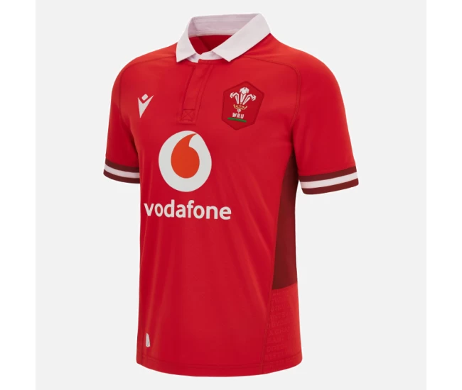 Wales Mens Home Rugby Shirt 2023