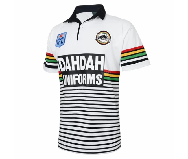 Penrith Panthers Mens Away NRL Retro Rugby Shirt 1991