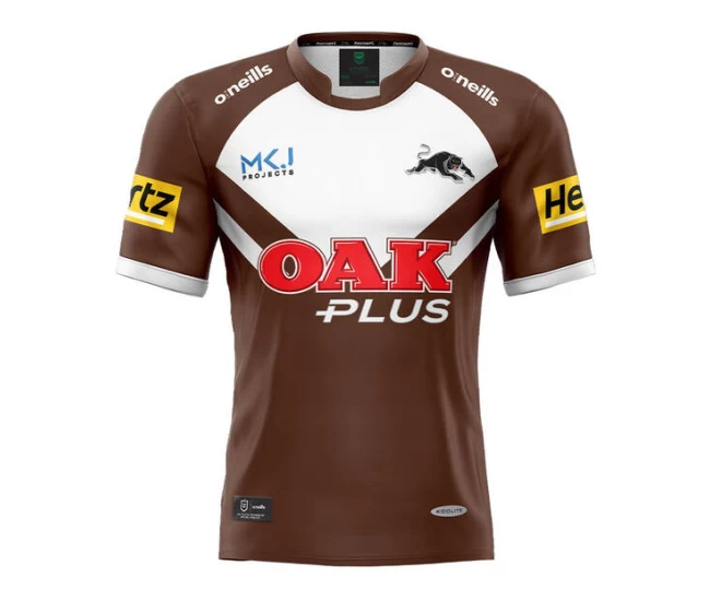 Penrith Panthers Mens Warm Up Rugby Shirt 2023