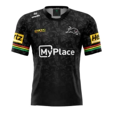 Penrith Panthers Mens Dark Training Rugby Shirt 2024
