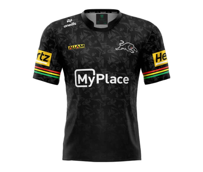 Penrith Panthers Mens Dark Training Rugby Shirt 2024