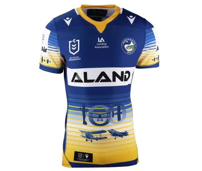 Parramatta Eels 2021 Mens Anzac Shirt