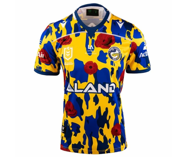 Parramatta Eels Mens Anzac Rugby Shirt 2022