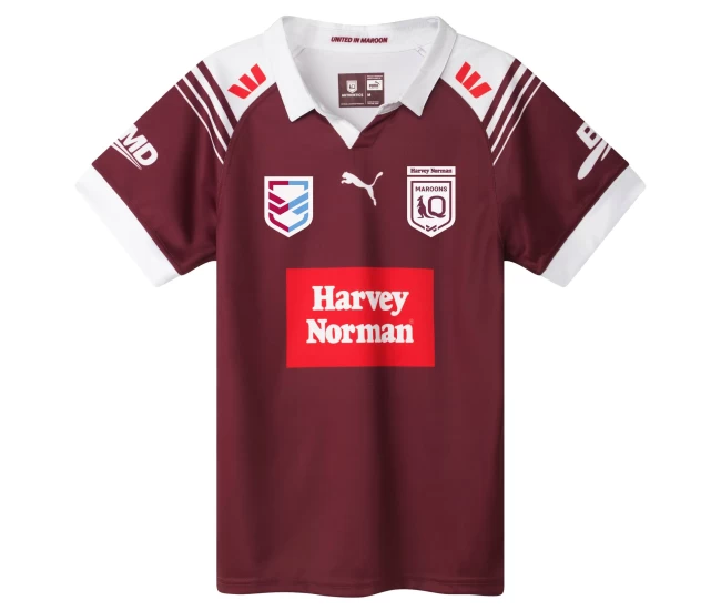 Harvey Norman QLD Maroons Mens Rugby Shirt 2024