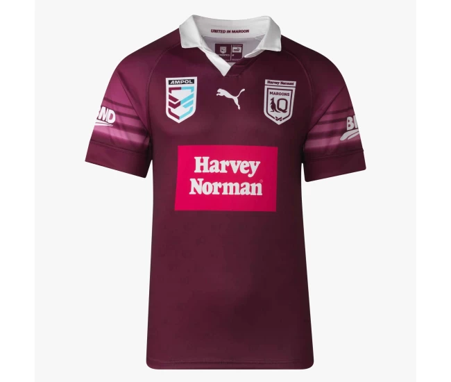 Harvey Norman QLD Maroons Mens Rugby Shirt 2023