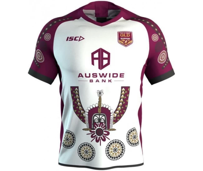 QLD Maroons 2019 Men's Indigenous Training Shirt