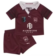 QLD Maroons Kids Home Rugby Kit 2023