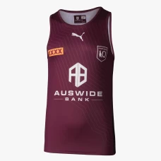 QLD Maroons Men's Training Rugby Singlet 2023