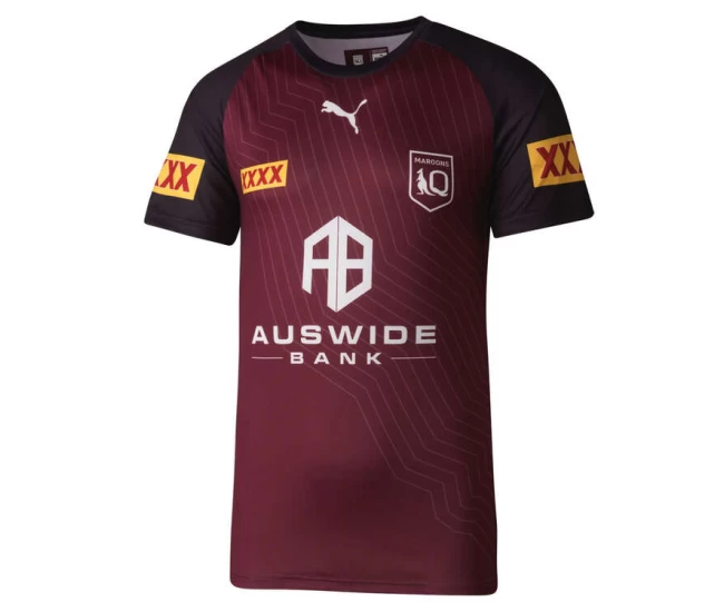 QLD Maroons State of Origin Mens Training Rugby Shirt 2023