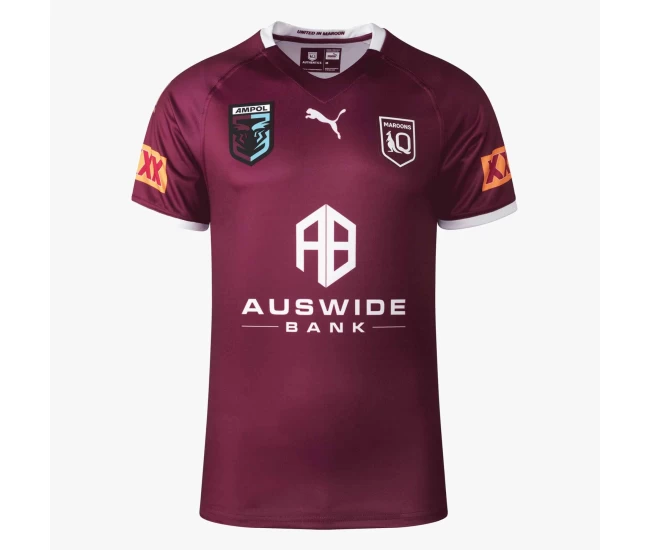 QLD Maroons State of Origin Mens Home Rugby Shirt 2022