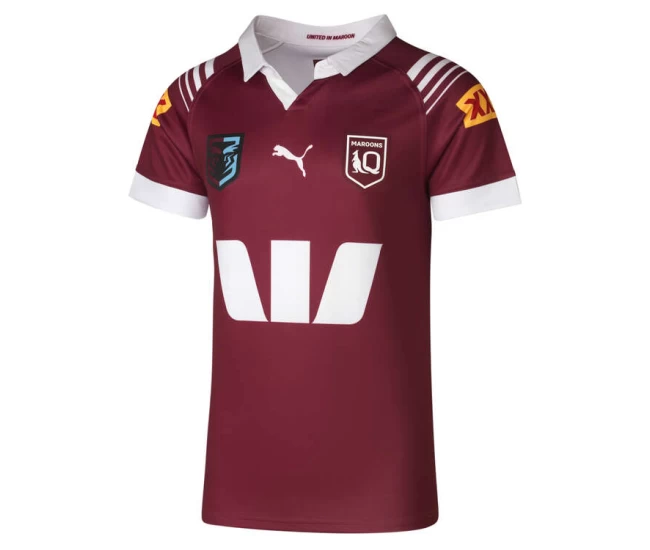 QLD Maroons State of Origin Mens Home Rugby Shirt 2024