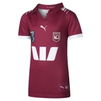Harvey Norman QLD Maroons Kids Home Rugby Shirt 2025