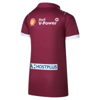 Harvey Norman QLD Maroons Kids Home Rugby Shirt 2025
