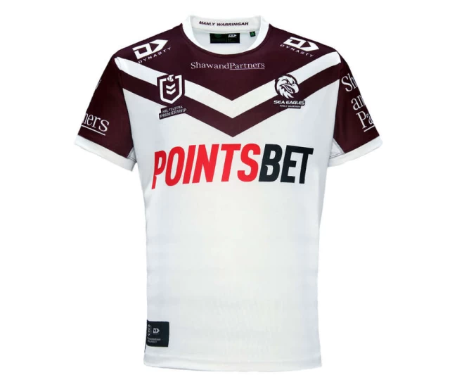 Manly Warringah Sea Eagles Mens Away Rugby Shirt 2024