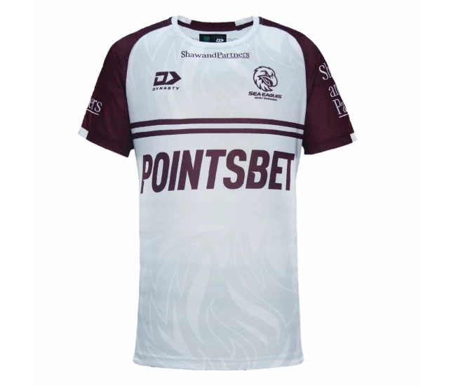 Manly Warringah Sea Eagles Mens Coaches Training Rugby Shirt 2024