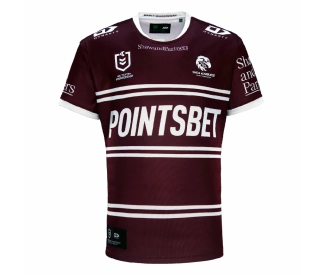 Manly Warringah Sea Eagles Mens Home Rugby Shirt 2024