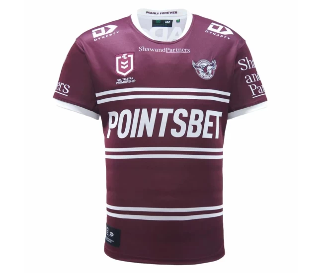 Manly Warringah Sea Eagles Men's Home Rugby Shirt 2023