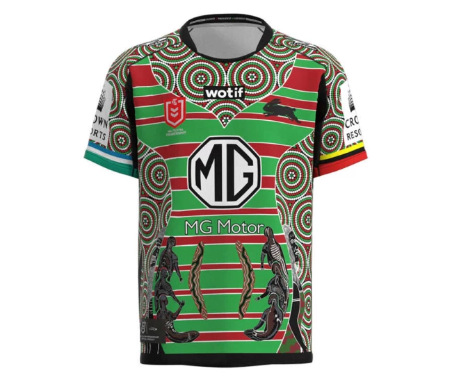 South Sydney Rabbitohs Mens Indigenous Rugby Shirt 2023