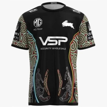 South Sydney Rabbitohs Mens Indigenous Training Rugby Shirt 2023