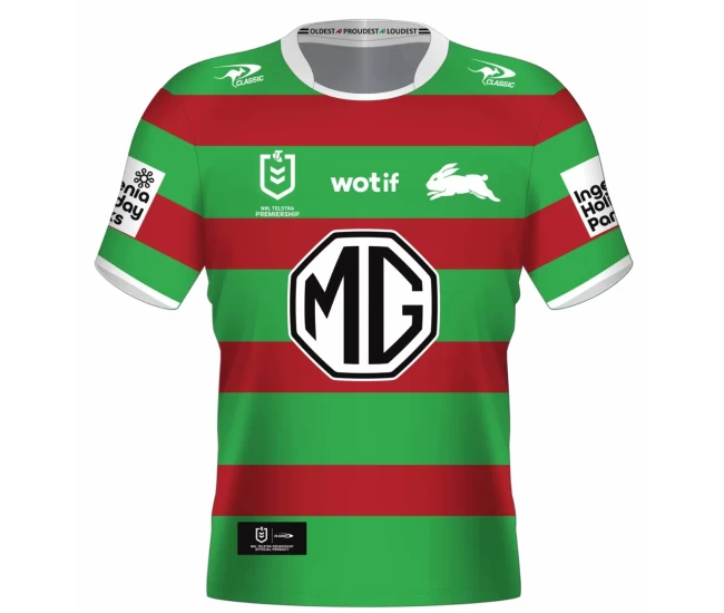 South Sydney Rabbitohs Mens Away Rugby Shirt 2024