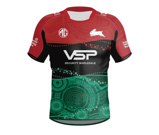 South Sydney Rabbitohs Mens Captains Run Rugby Shirt 2024