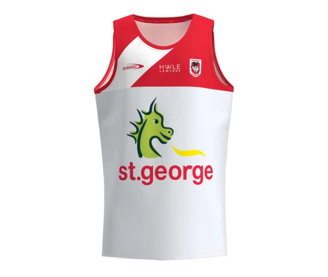 St George Illawarra Dragons Mens Training Rugby Singlet 2023