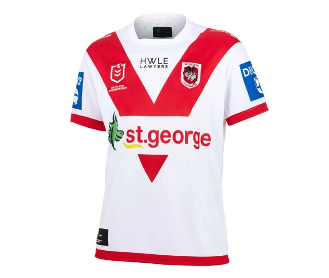 St George Illawarra Dragons Mens Home Rugby Shirt 2024