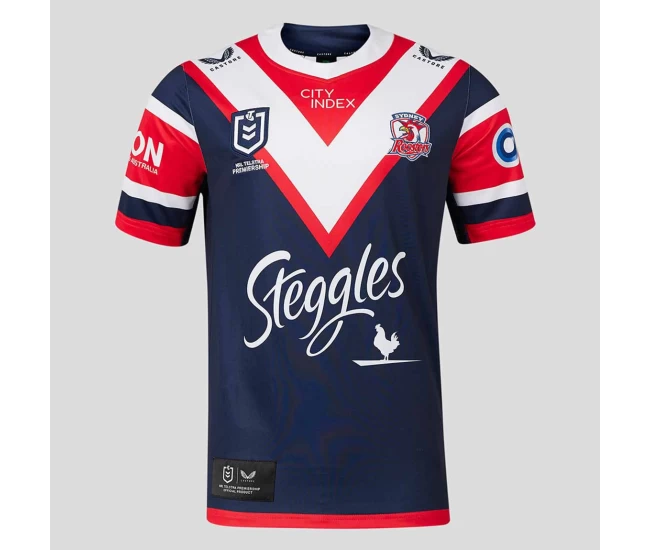 Sydney Roosters Mens Home Rugby Shirt 2024