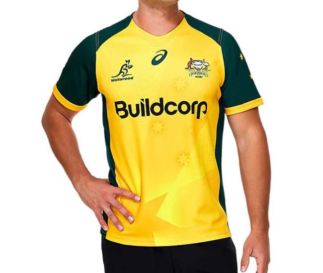 Wallaroos Men's Home Rugby Shirt 2021