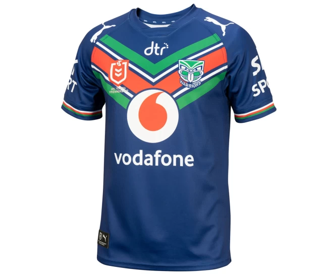 New Zealand Warriors Adult Home Rugby Shirt 2022
