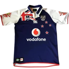 New Zealand Warriors Mens Retro Heritage Rugby Shirt 2011